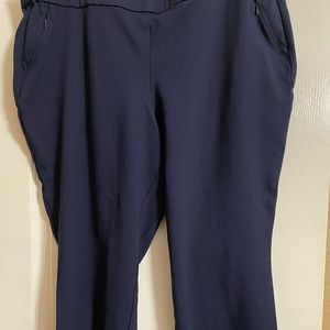 Lane Bryant Navy Ponte Knit Pant 22/24